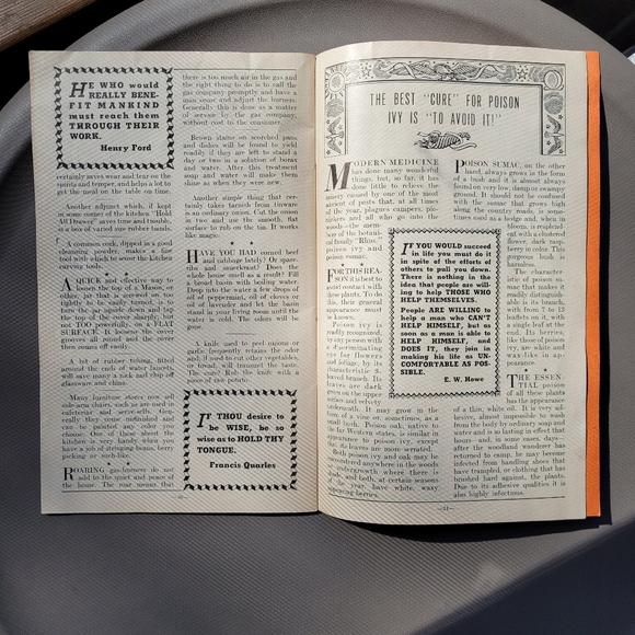 Vintage Ford Motor Co Home Almanac and facts booklet - August 1939 Collectible - Picture 8 of 10